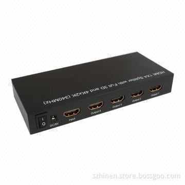 3D HDMI Splitter 1x4 with Full 3D and 4Kx2K (340MHz)